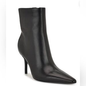 Nine West Sleek Black Ankle Boots